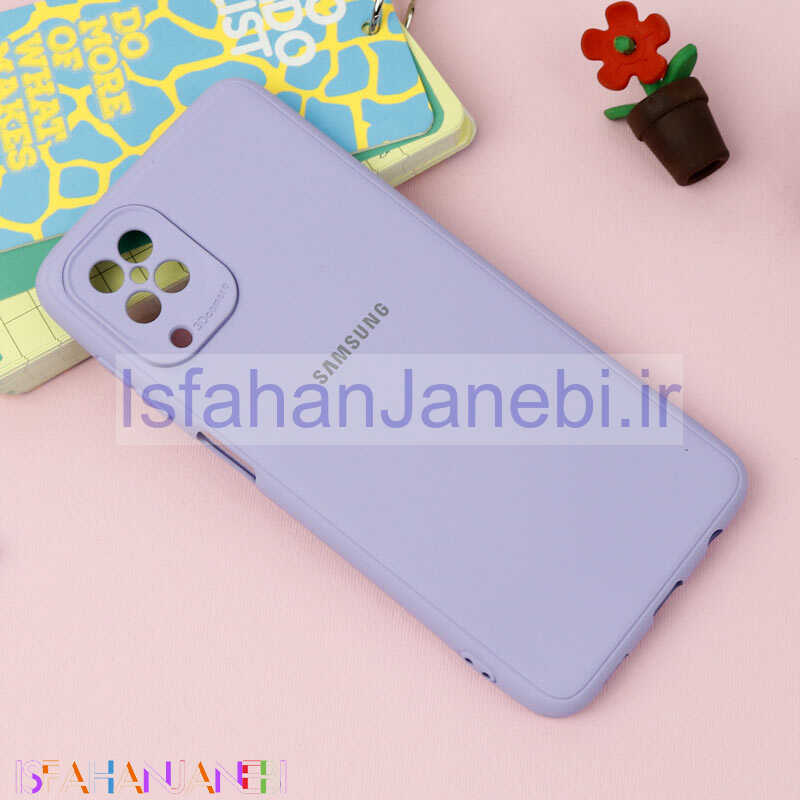 اصفهان جانبی-قاب طرح سیلیکونی محافظ لنزدار Samsung A12