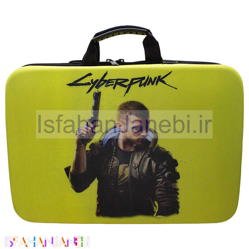 اصفهان جانبی-کیف کنسول بازی PS5 Slim طرح Cyberpunk 2077 کد 3