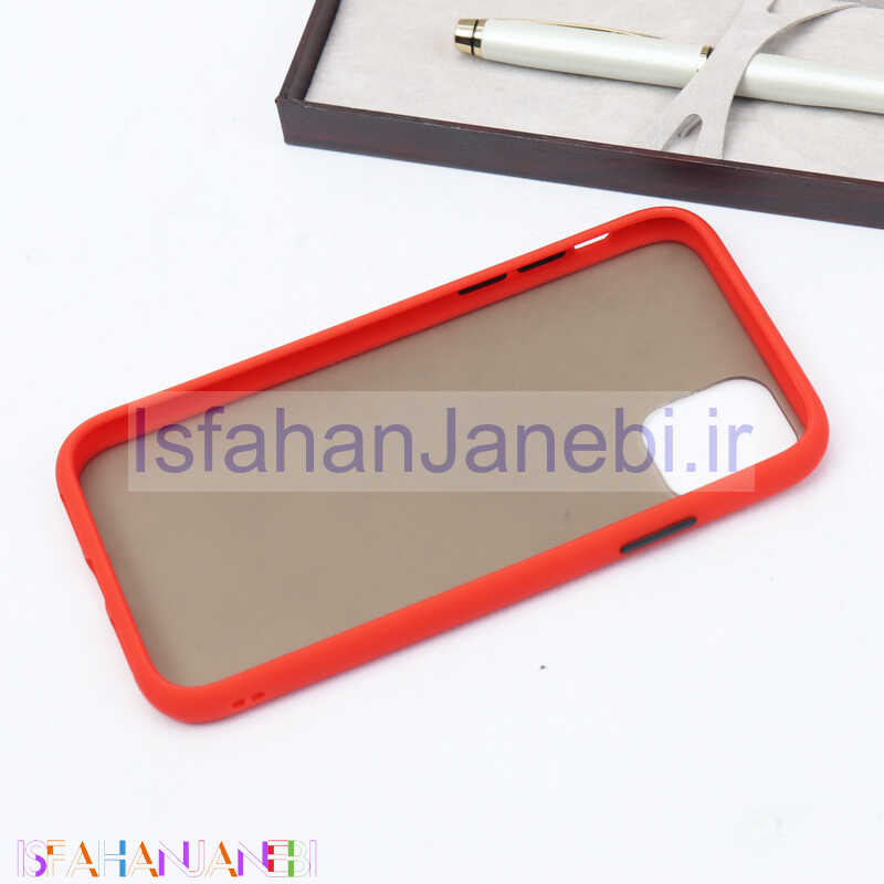 اصفهان جانبی-قاب PC مات iPhone 11 قرمز