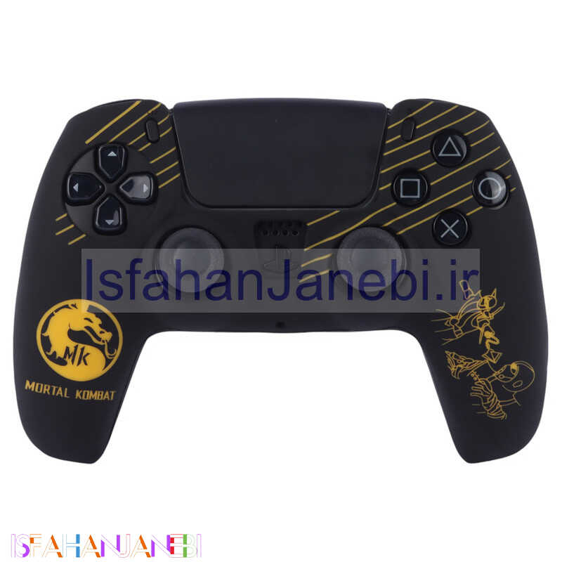 اصفهان جانبی-روکش دسته بازی PS5 طرح Mortal Kombat مشکی زرد
