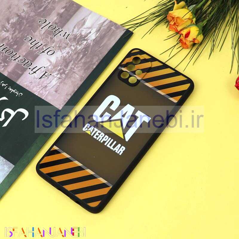 اصفهان جانبی-قاب PC مات محافظ لنزدار طرحدار CAT سامسونگ A51