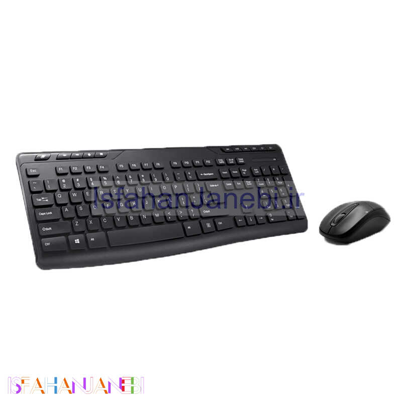 اصفهان جانبی-کیبورد و موس بی سیم تسکو TKM-7108W