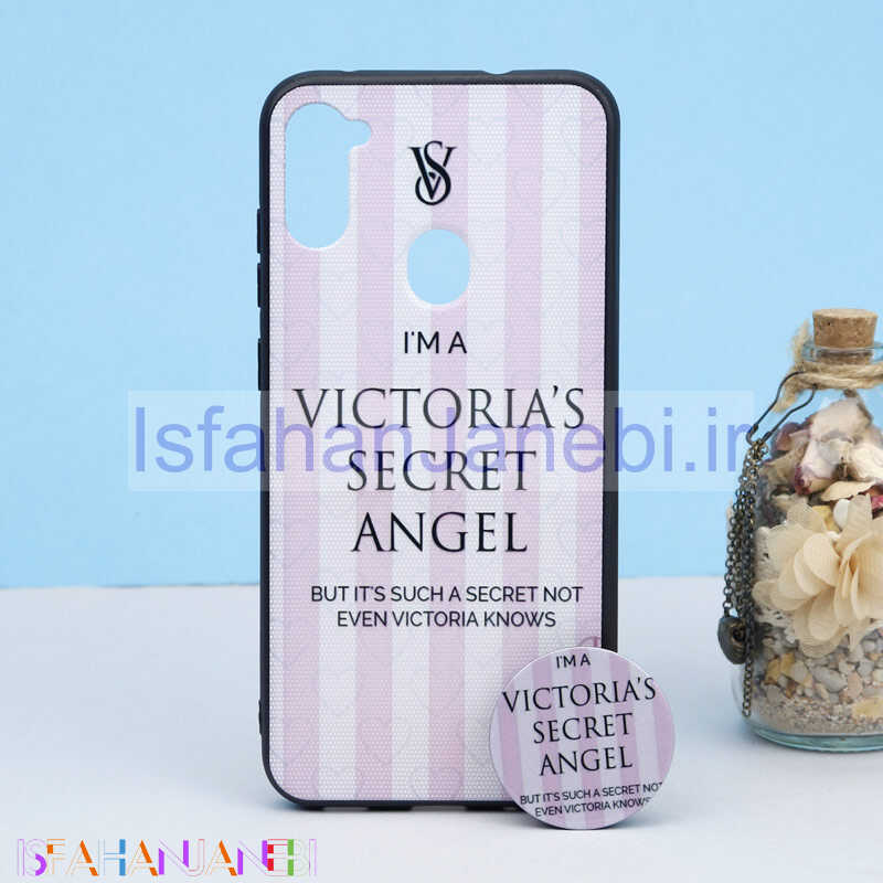 اصفهان جانبی-قاب طرحدار + پاپ سوکت Samsung A11 کد1 سری B