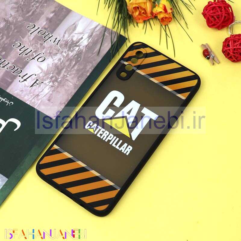 اصفهان جانبی-قاب PC مات محافظ لنزدار طرحدار CAT سامسونگ A70