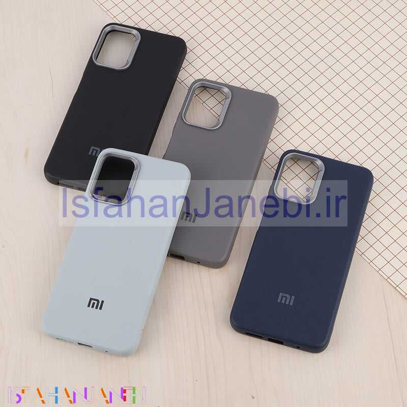 اصفهان جانبی-قاب چرمی ژله ای Leather شیائومی Poco M3 لوگودار