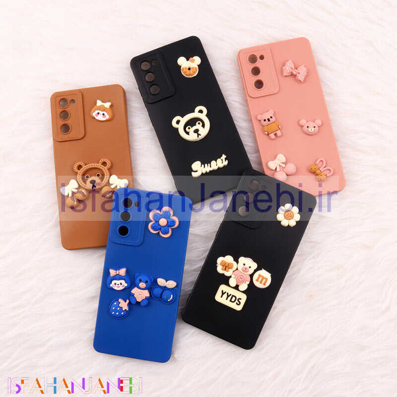 اصفهان جانبی-قاب فانتزی عروسکی Pro Camera محافظ لنزدار Samsung Galaxy S20 FE