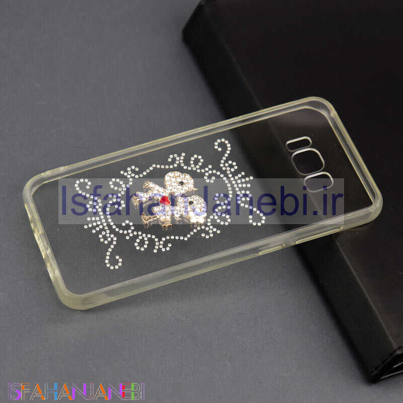اصفهان جانبی-قاب ژله ای نگین دار کد2 Samsung S8 Plus