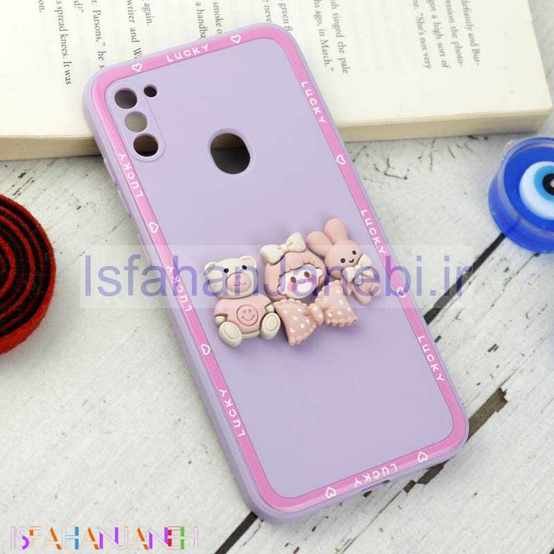 اصفهان جانبی-قاب سیلیکونی عروسکی محافظ لنزدار Samsung Galaxy A11