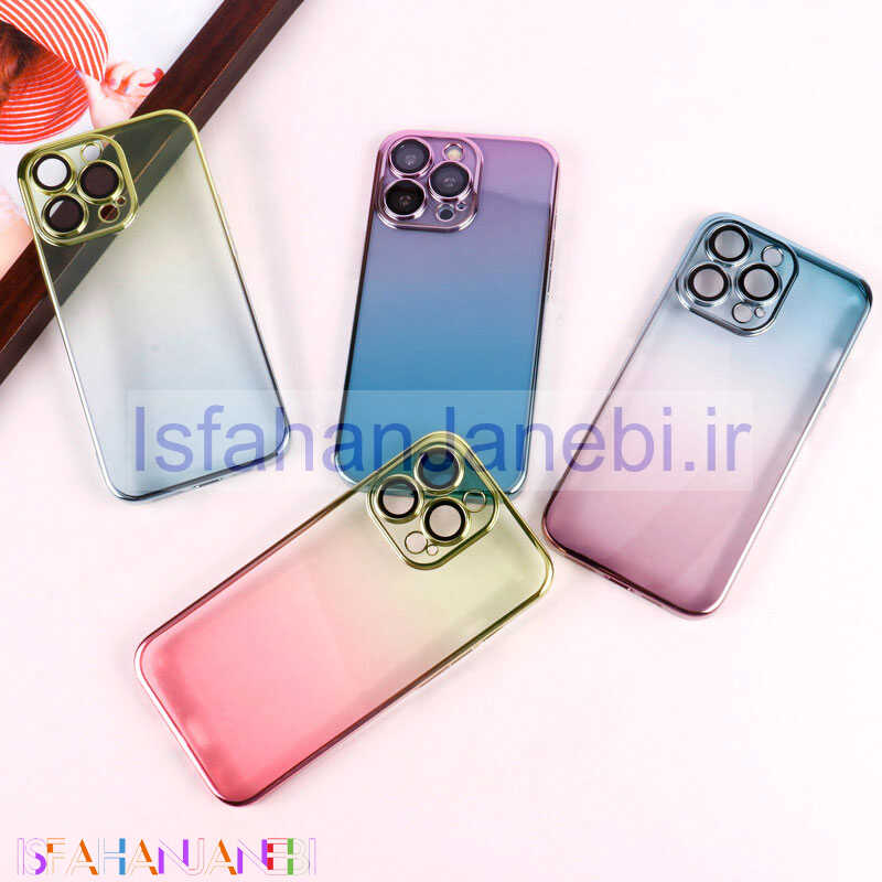 اصفهان جانبی-قاب اورجینال Q.Series دو رنگ محافظ لنزدار iPhone 13 Pro