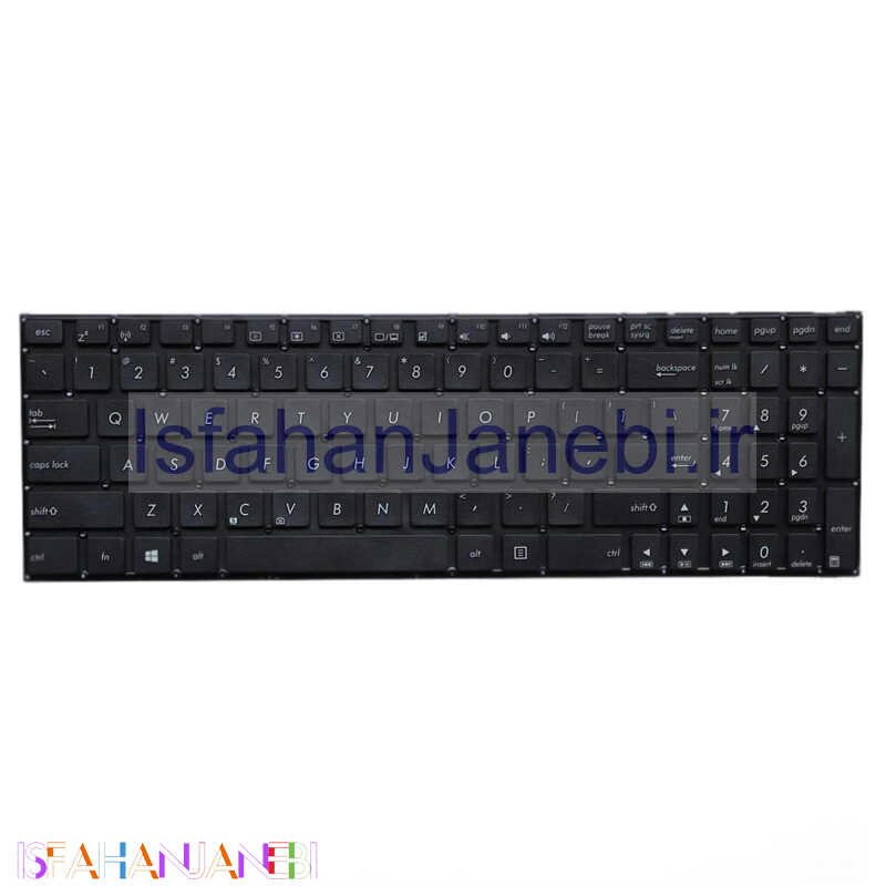 اصفهان جانبی-کیبورد لپ تاپ ایسوس Asus X553 بدون فریم مشکی