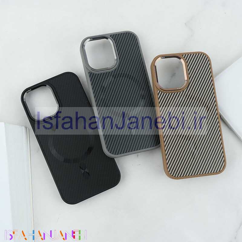 اصفهان جانبی-قاب مگ سیف هاشور دار Focus Pixels آیفون iPhone 16