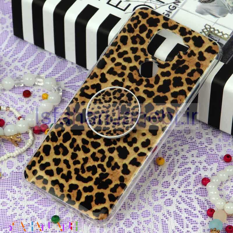 اصفهان جانبی-قاب سوپر IMD دور شفاف پاپ سوکت دار Xiaomi Redmi Note 9 پلنگی