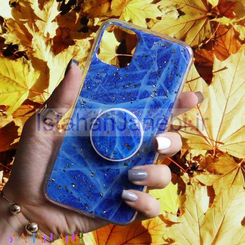 اصفهان جانبی-قاب رنگین کمانی پاپ سوکت دار خرچنگی کد6 آیفون iPhone 11