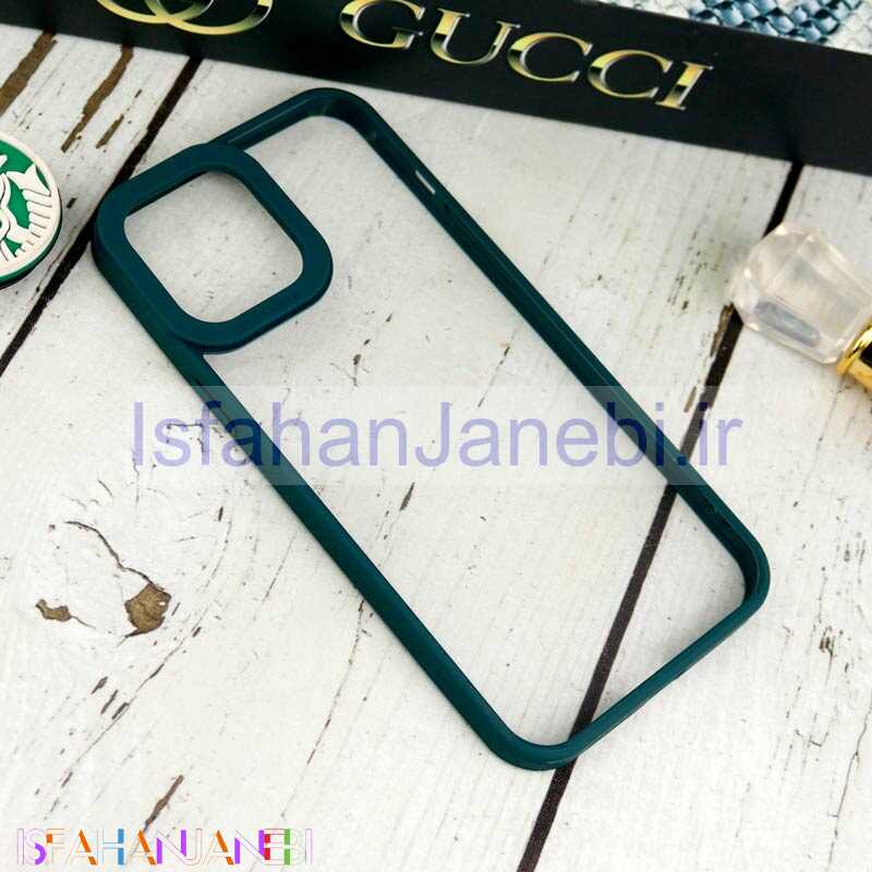 اصفهان جانبی-قاب ضربه گیر پشت شفاف Q Series آیفون iPhone 12 Pro Max