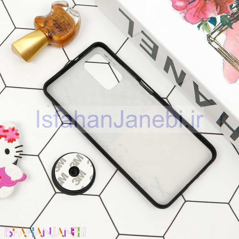 اصفهان جانبی-قاب فانتزی برجسته + پاپ سوکت طرح LV شیائومی Poco M3 سری D