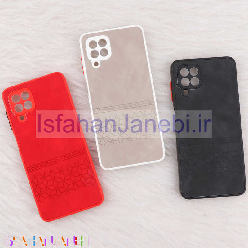 اصفهان جانبی-قاب چرمی طرحدار Smartphone محافظ لنزدار Samsung Galaxy A22 4G / M22 / M32 4G