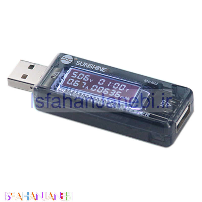 اصفهان جانبی-تستر Sunshine SS-302A 5A QC4.0 USB