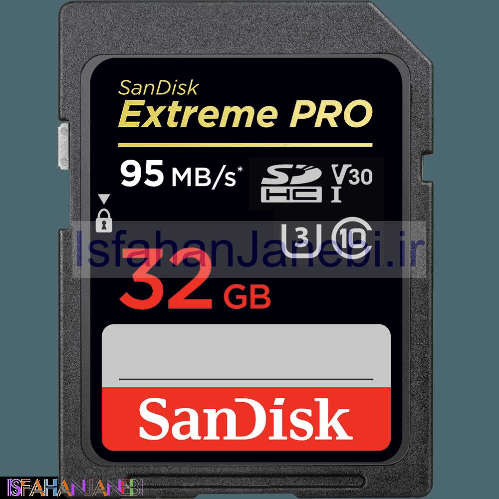 اصفهان جانبی-رم اس دی 32 گیگ سن دیسک SanDisk EXTREME PRO U3 95MB/s