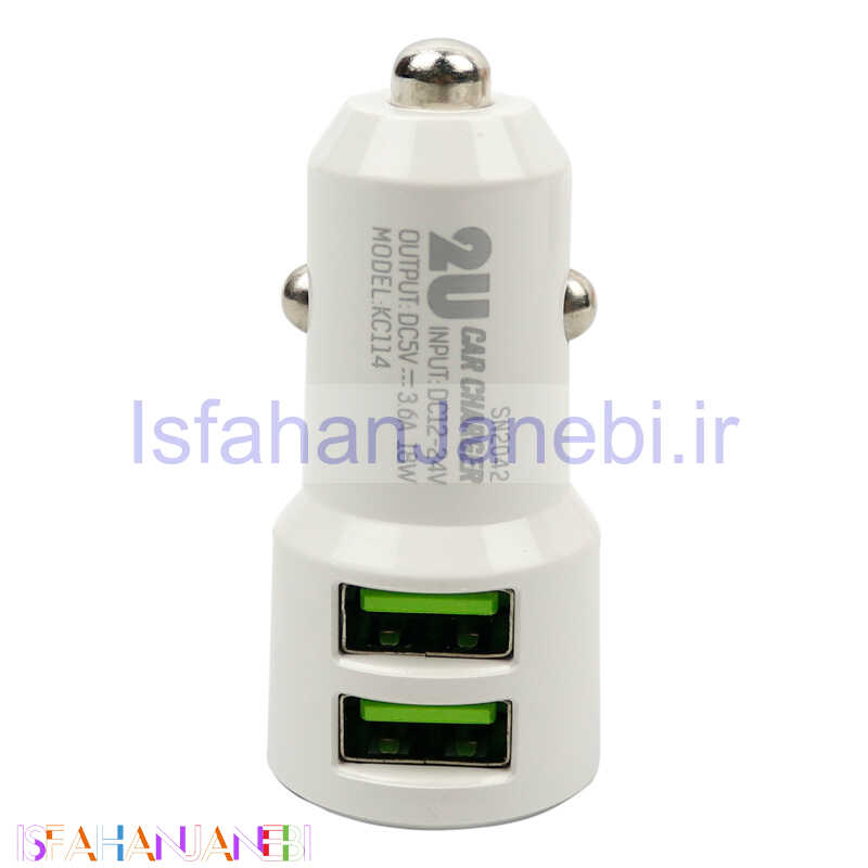 اصفهان جانبی-شارژر فندکی فست شارژ KingStar KC114 3.6A 18W