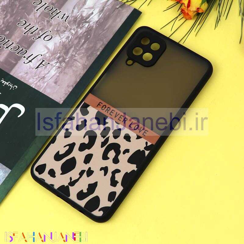 اصفهان جانبی-قاب PC مات محافظ لنزدار طرحدار پلنگی Samsung A12