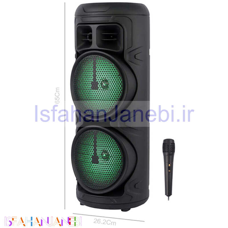 اصفهان جانبی-اسپیکر چمدانی بلوتوثی گریت نایس GTS-2087 + میکروفون