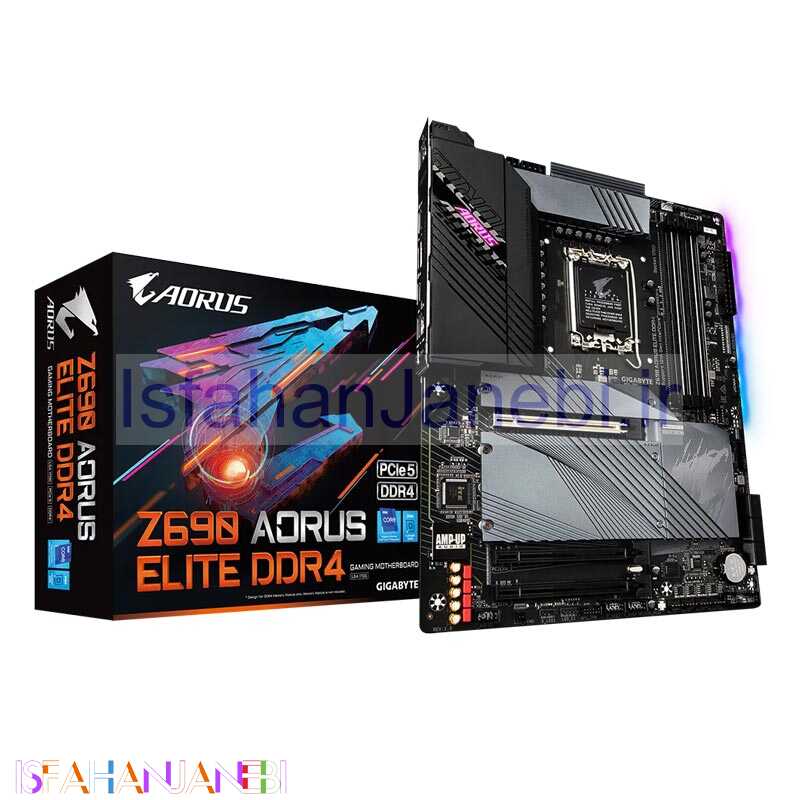 اصفهان جانبی-مادربرد گیگابایت Z690 AORUS ELITE rev 1.0 DDR4