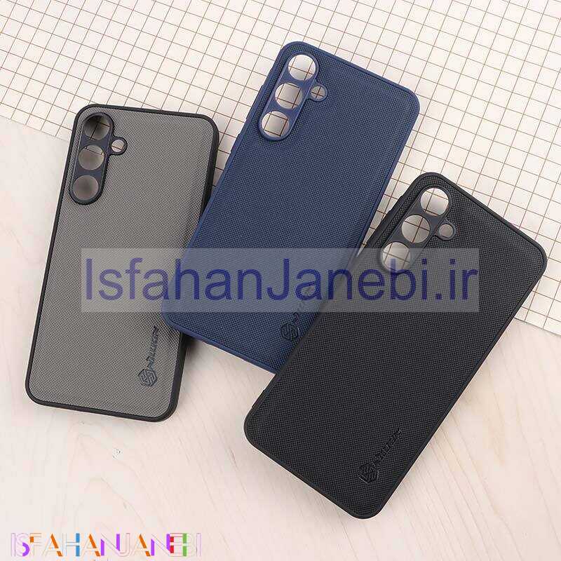 اصفهان جانبی-قاب کبریتی Nillkin سامسونگ Galaxy A55 محافظ لنزدار
