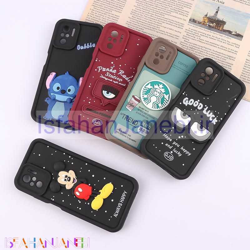 اصفهان جانبی-قاب سیلیکونی سولید شیائومی Redmi Note 10 4G / 10s محافظ لنزدار