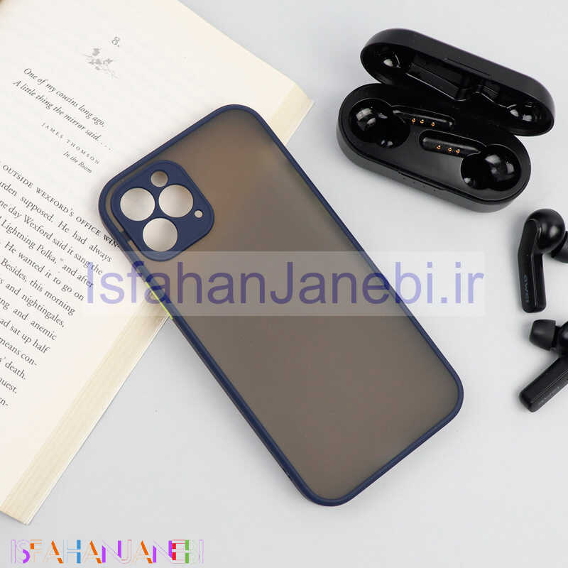 اصفهان جانبی-قاب PC مات محافظ لنز دار iPhone 12