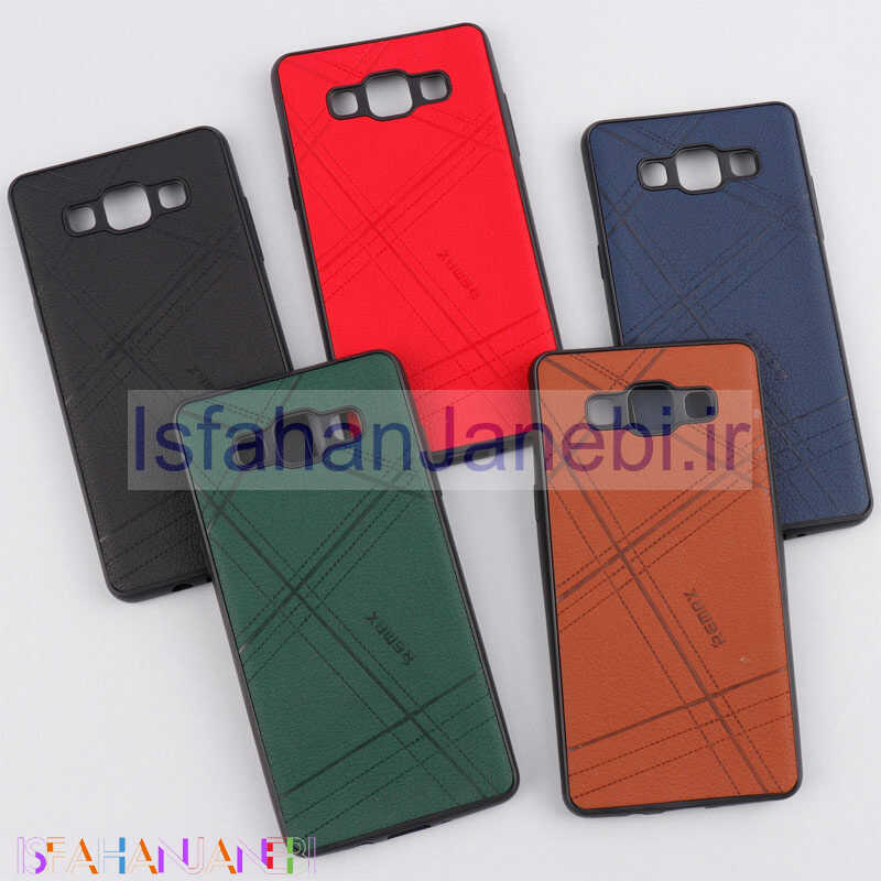 اصفهان جانبی-قاب چرمی Remax سامسونگ Galaxy A5 2015 محافظ لنزدار