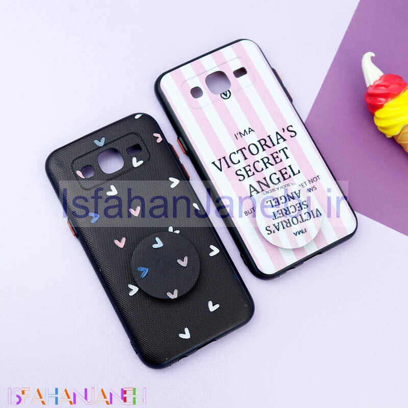 اصفهان جانبی-قاب فانتزی طرحدار دخترانه محافظ لنزدار + پاپ سوکت Samsung Galaxy J5 سری R