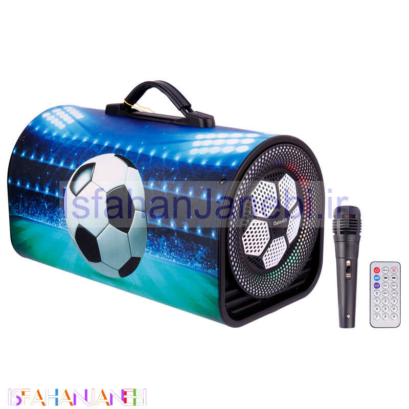 اصفهان جانبی-اسپیکر بلوتوثی رم و فلش خور Galexbit TTD-603A + میکروفون و ریموت کنترل