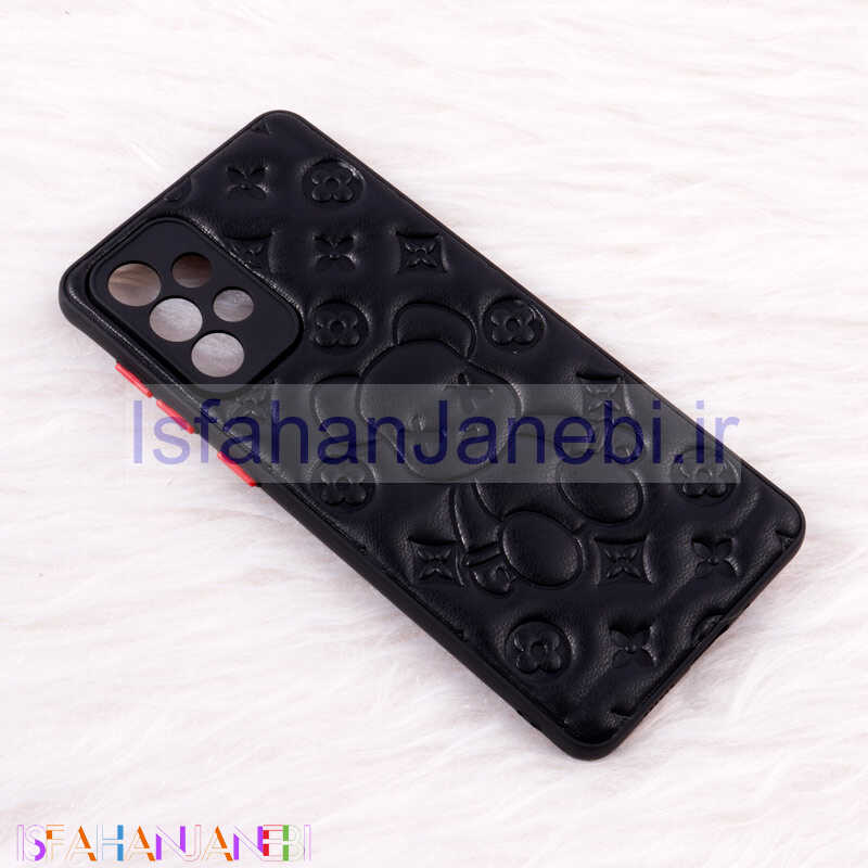 اصفهان جانبی-قاب چرمی پافر Ted محافظ لنزدار Samsung Galaxy A73