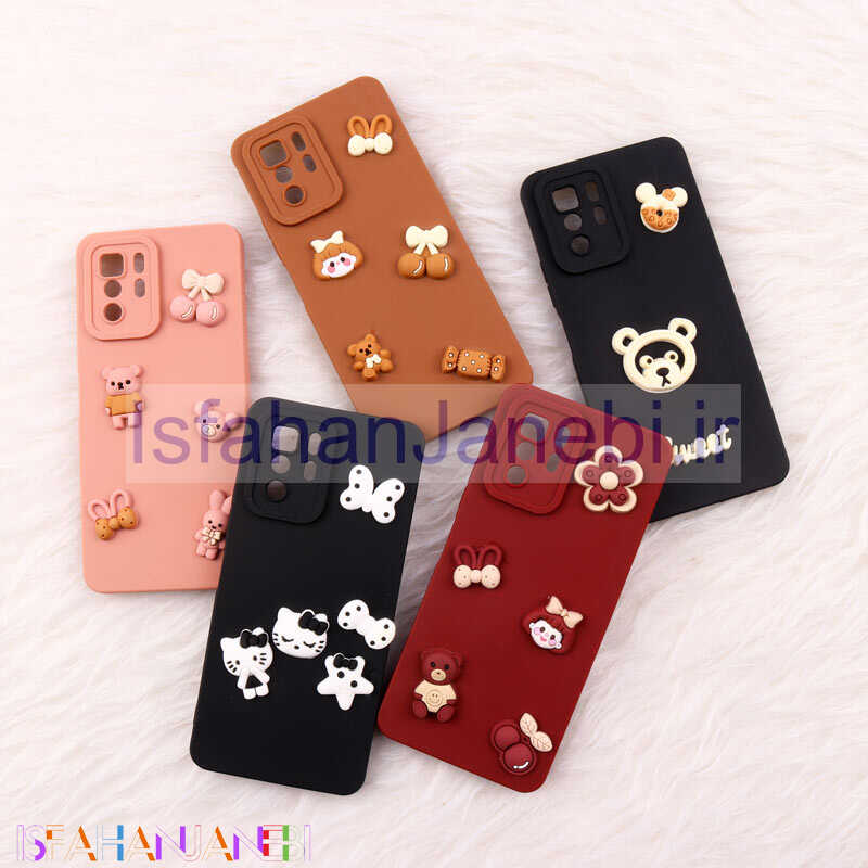 اصفهان جانبی-قاب فانتزی عروسکی Pro Camera محافظ لنزدار Xiaomi Poco X3 GT