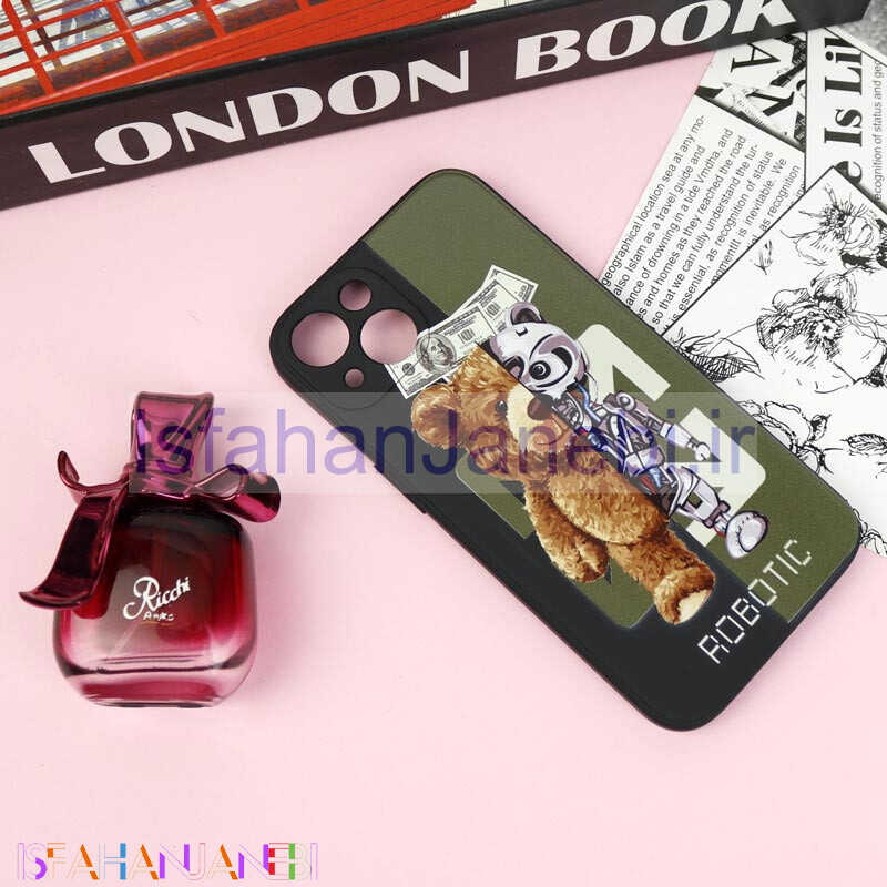 اصفهان جانبی-قاب طرحدار IMD 3D محافظ لنزدار iPhone 13