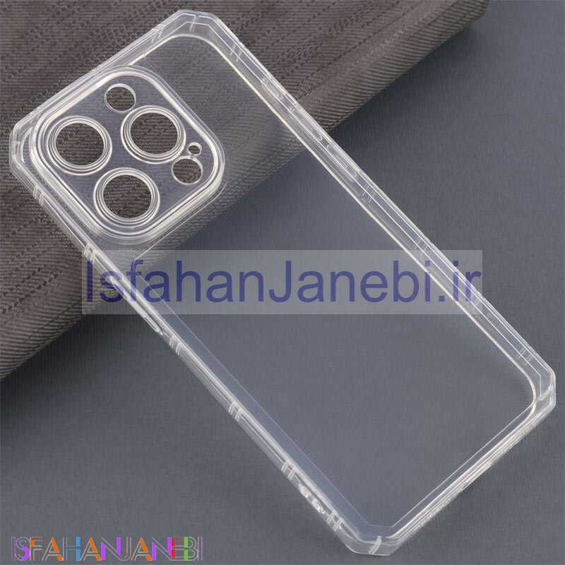 اصفهان جانبی-قاب ژله ای شفاف محافظ لنزدار آیفون iPhone 15 Pro