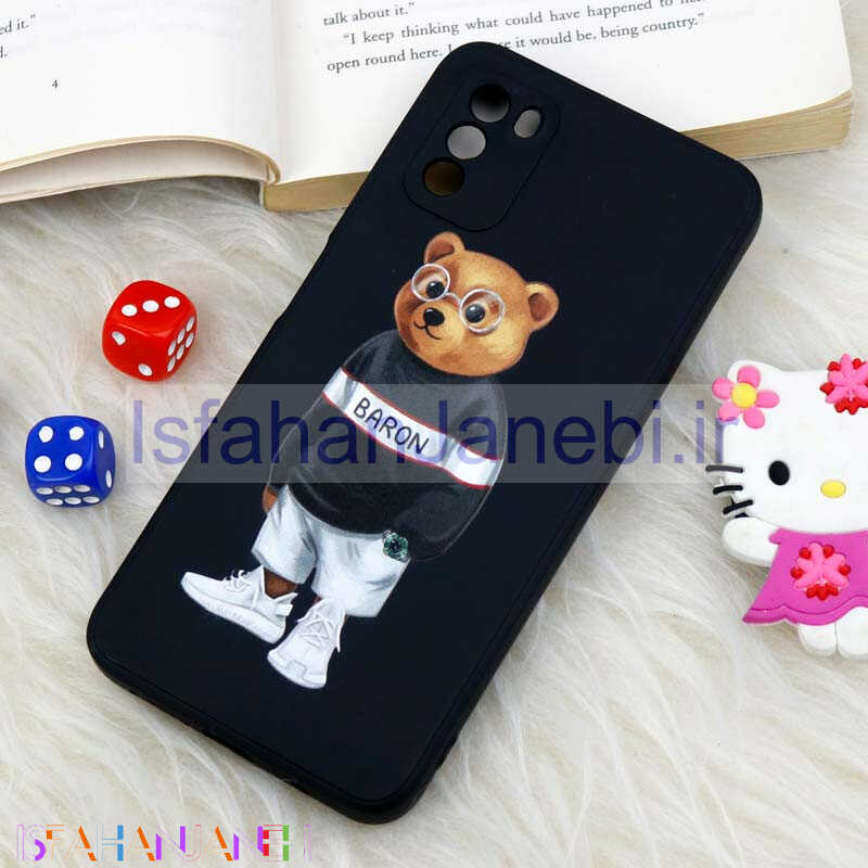 اصفهان جانبی-قاب سیلیکونی عروسکی محافظ لنزدار طرح خرس Xiaomi Poco M3