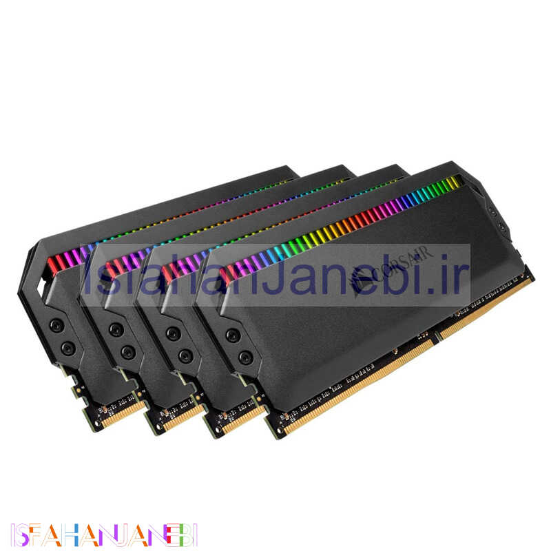اصفهان جانبی-رم کامپیوتر Corsair Dominator Platinum RGB DDR4 64GB 3600MHz CL18 Quad