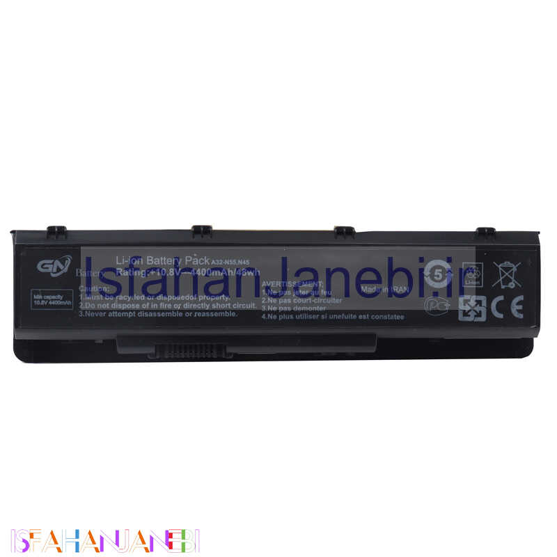 اصفهان جانبی-باتری لپ تاپ ایسوس Asus N55 6Cell