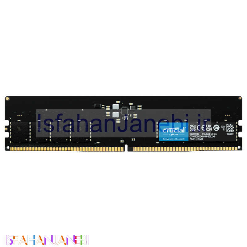 اصفهان جانبی-رم کامپیوتر Crucial CT32G52C42U5 DDR5 32GB 5200MHz CL42 Single