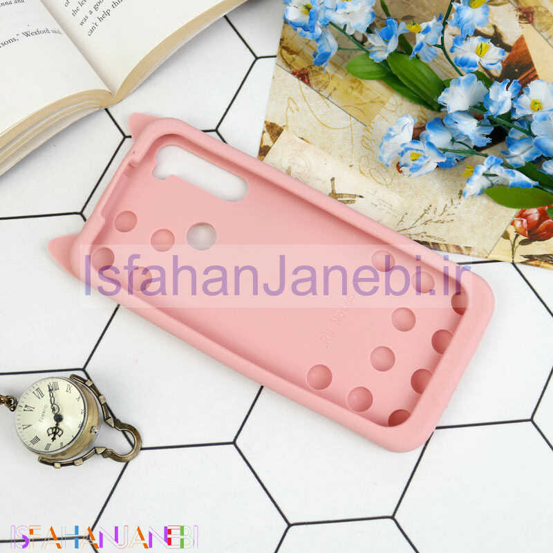 اصفهان جانبی-قاب اورجینال سیلیکونی آکواریومی Lucky Cat پاپیتی Xiaomi Redmi Note 8