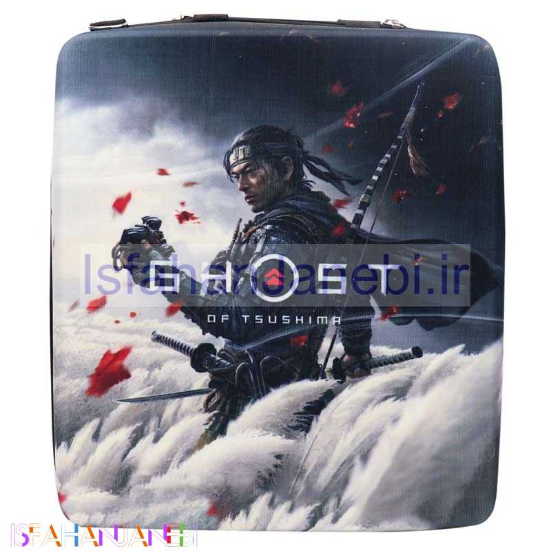 اصفهان جانبی-کیف کنسول بازی PS4 طرح Ghost of Tsushima