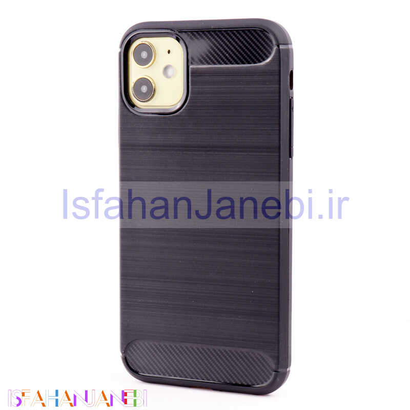 اصفهان جانبی-قاب Fiber Carbon ژله ای iPhone 11