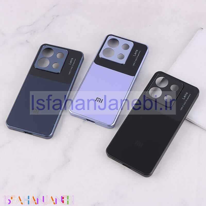 اصفهان جانبی-قاب PVD Lens Aperture شیائومی Redmi Note 13 Pro 5G محافظ لنزدار برجسته