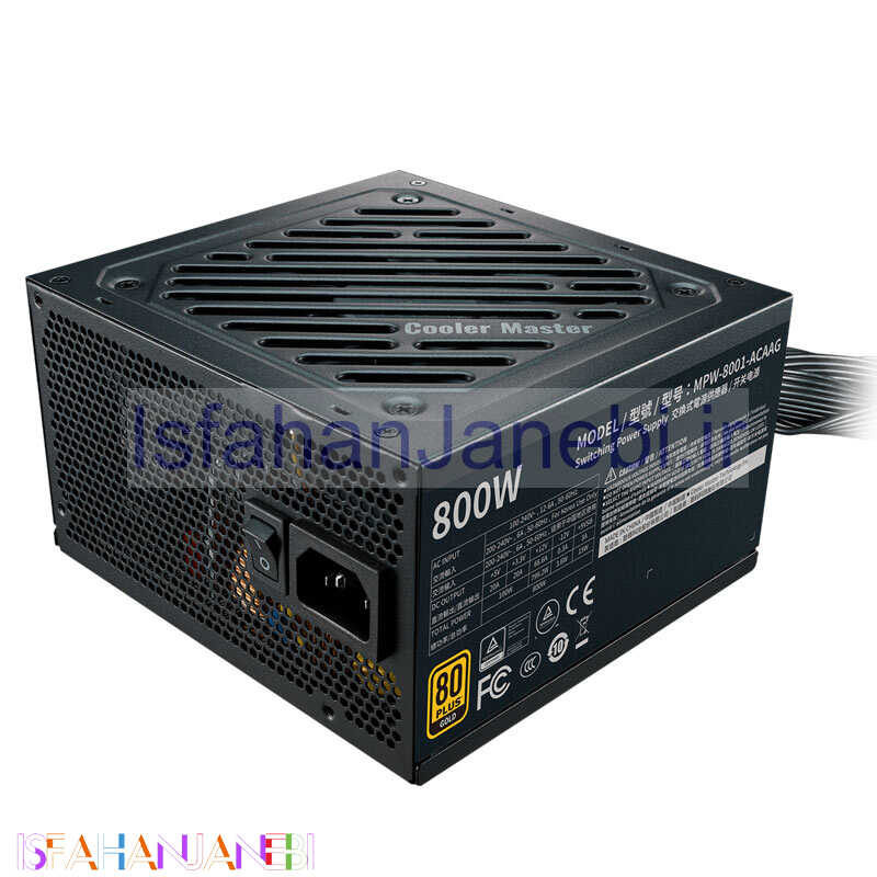 اصفهان جانبی-پاور کولر مستر Cooler Master G800 GOLD 800W