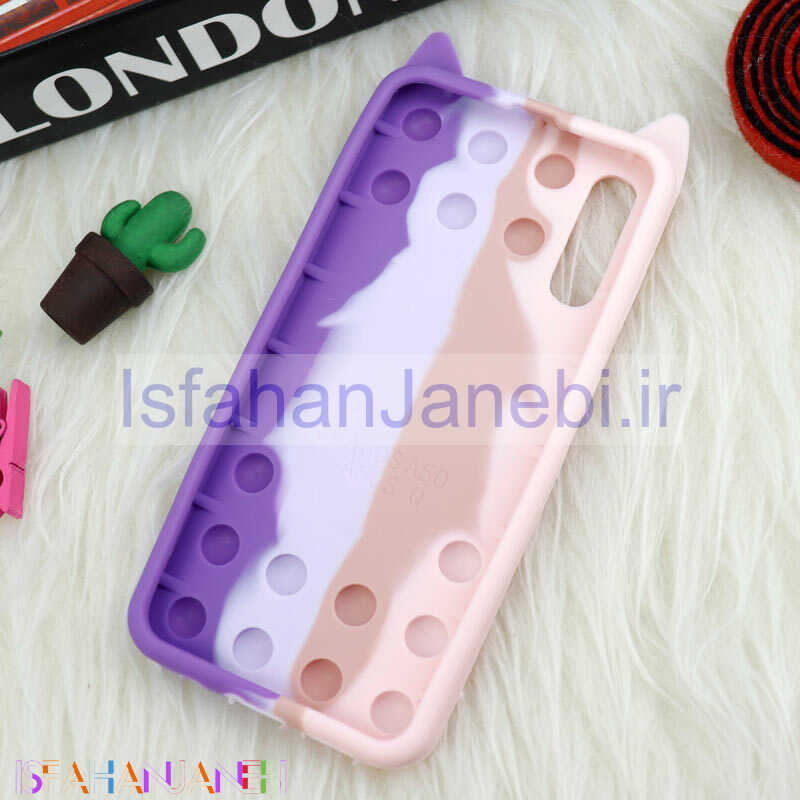 اصفهان جانبی-قاب اورجینال سیلیکونی آکواریومی Lucky Cat پاپیتی Samsung Galaxy A30s / A50s