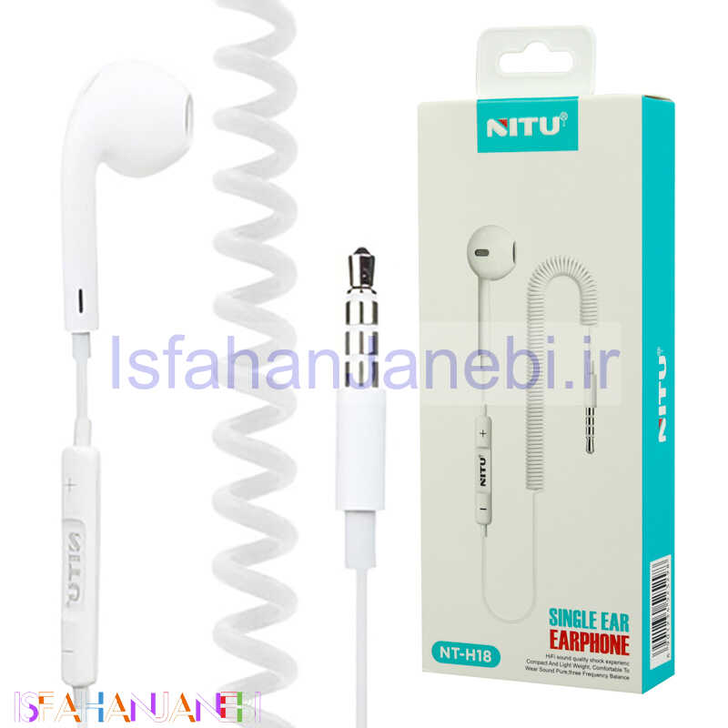 اصفهان جانبی-هندزفری تک گوش Nitu NT-H18