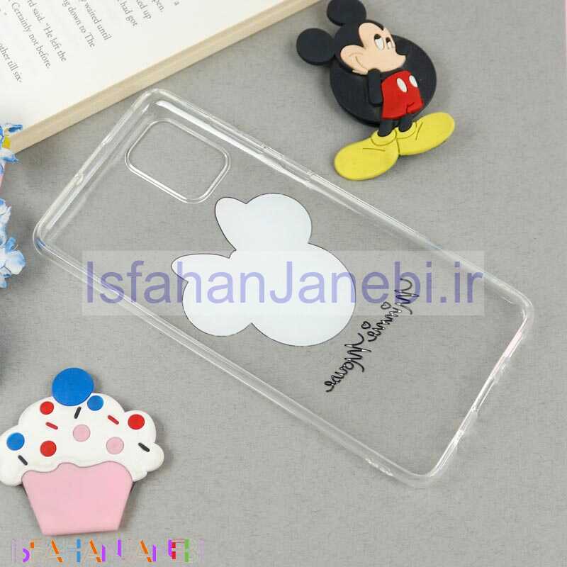 اصفهان جانبی-قاب ژله ای شفاف طرحدار مینی موس Samsung Galaxy A71