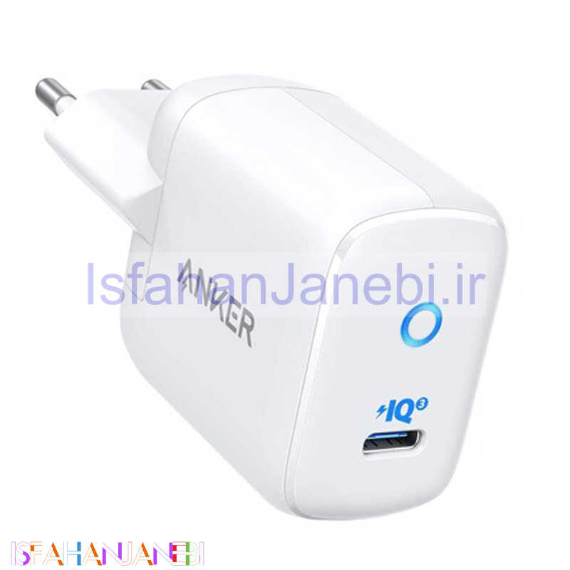 اصفهان جانبی-کلگی فست شارژ Anker Powerport III Mini A2615 3A PD 30W Type-C