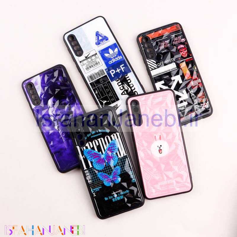 اصفهان جانبی-قاب طرحدار پشت برجسته محافظ لنزدار Samsung Galaxy A50